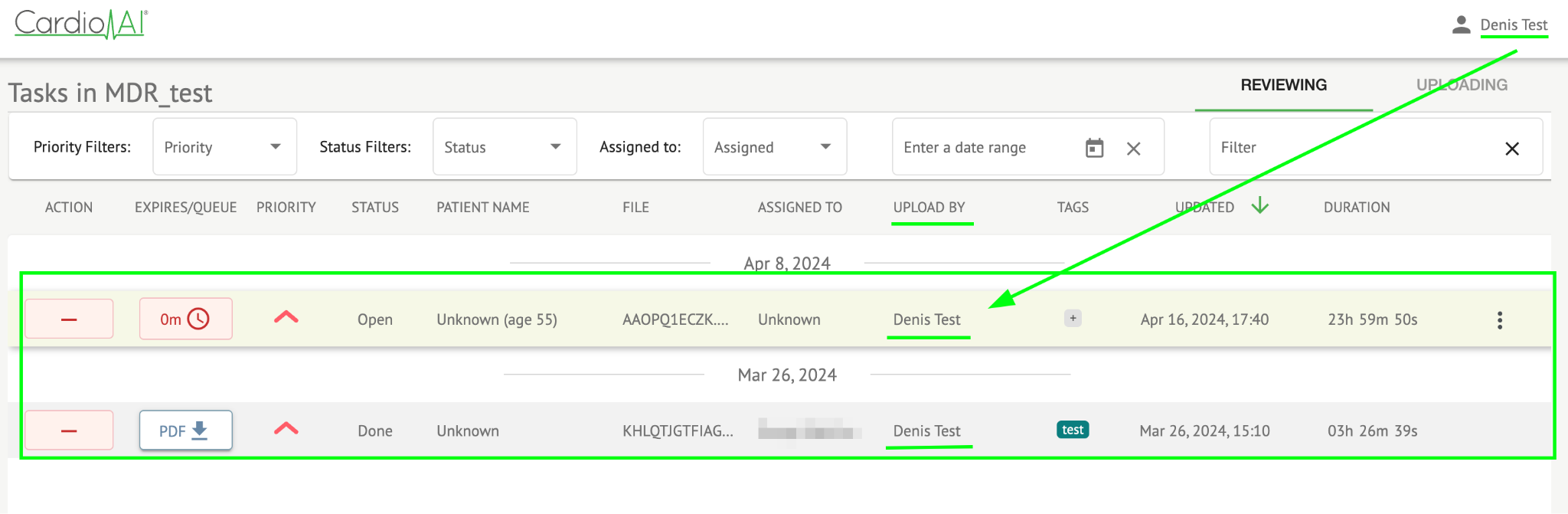 CardioAI Support. User profile management
 - image12